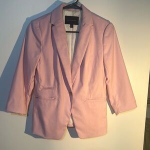 Dusty pink single button